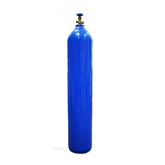 High Pressure Seamless Steel Cylinder Oxygen Nitrogen Hydrogen Argon Helium CO2  50L